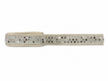 Premium Mirror Embroidered Lace Trim – Champagne Gold | Approx. 2 Yards