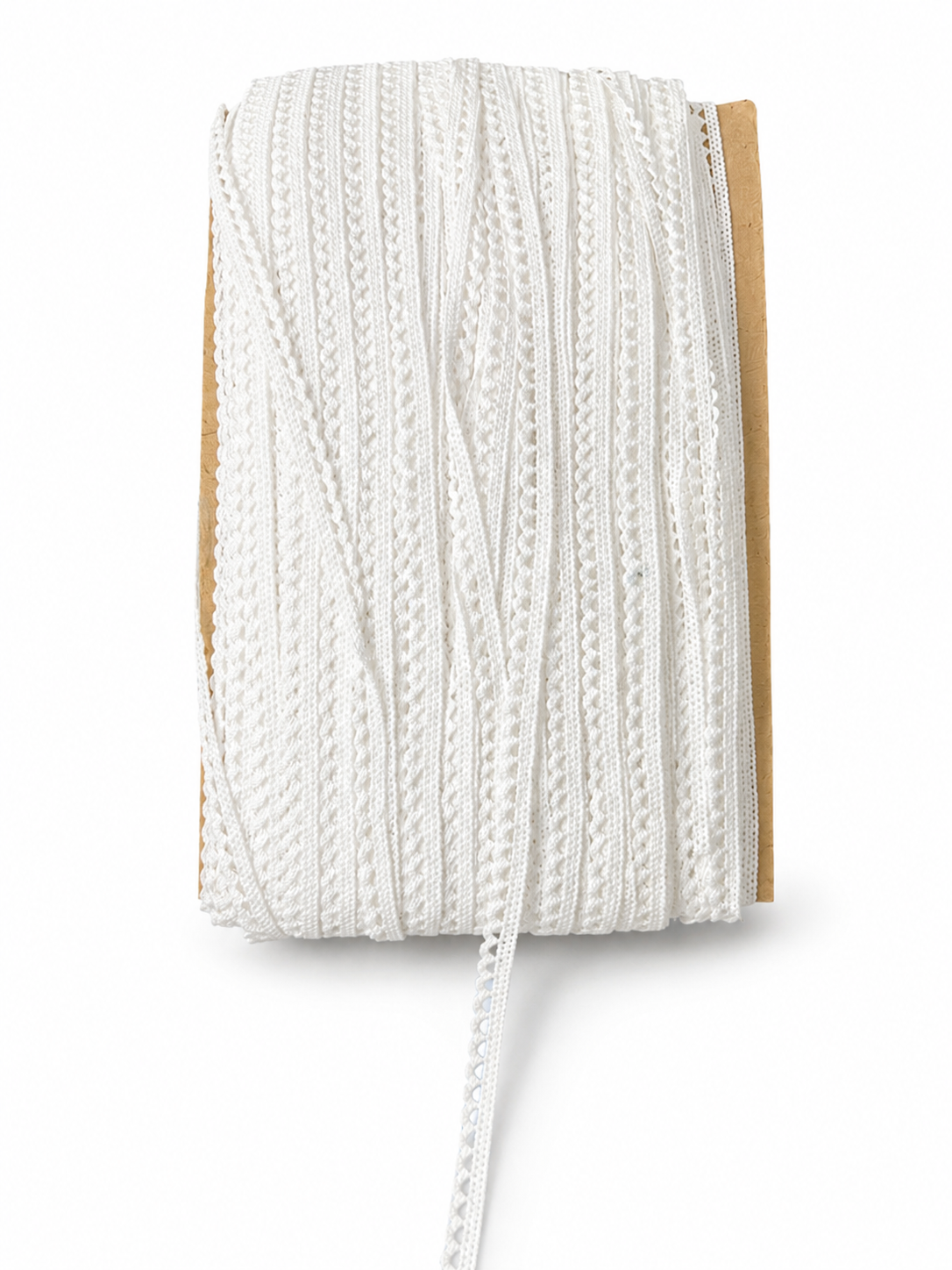 White Cotton Crochet Lace Trim – Delicate Vintage Edge for Sewing & Craft Projects