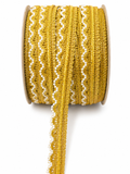Gold Pearl Lace Trim – Decorative Beaded Border for Sarees, Lehengas & Bridal Wear
