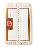 Ivory Crochet Loop Lace Trim – Decorative Cotton Border for Sewing & Craft Projects