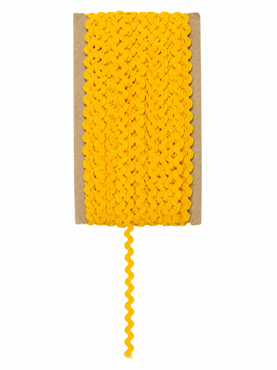 Yellow Ric Rac Trim – Decorative Zig Zag Ribbon Trim for Sewing, Crafts & Garment Embellishment