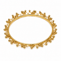 Traditional Gold Finish Ghungroo Kada Bangles Set (Set of 2) | Elegant Ethnic Statement Bracelets for Women