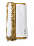 Premium Gold Decorative Border Lace Trim – Elegant Metallic Embroidered Border for Suits, Dupattas & Bridal Wear