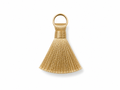 Champagne Gold Thread Tassel Latkan with Golden Ring – 1 Piece