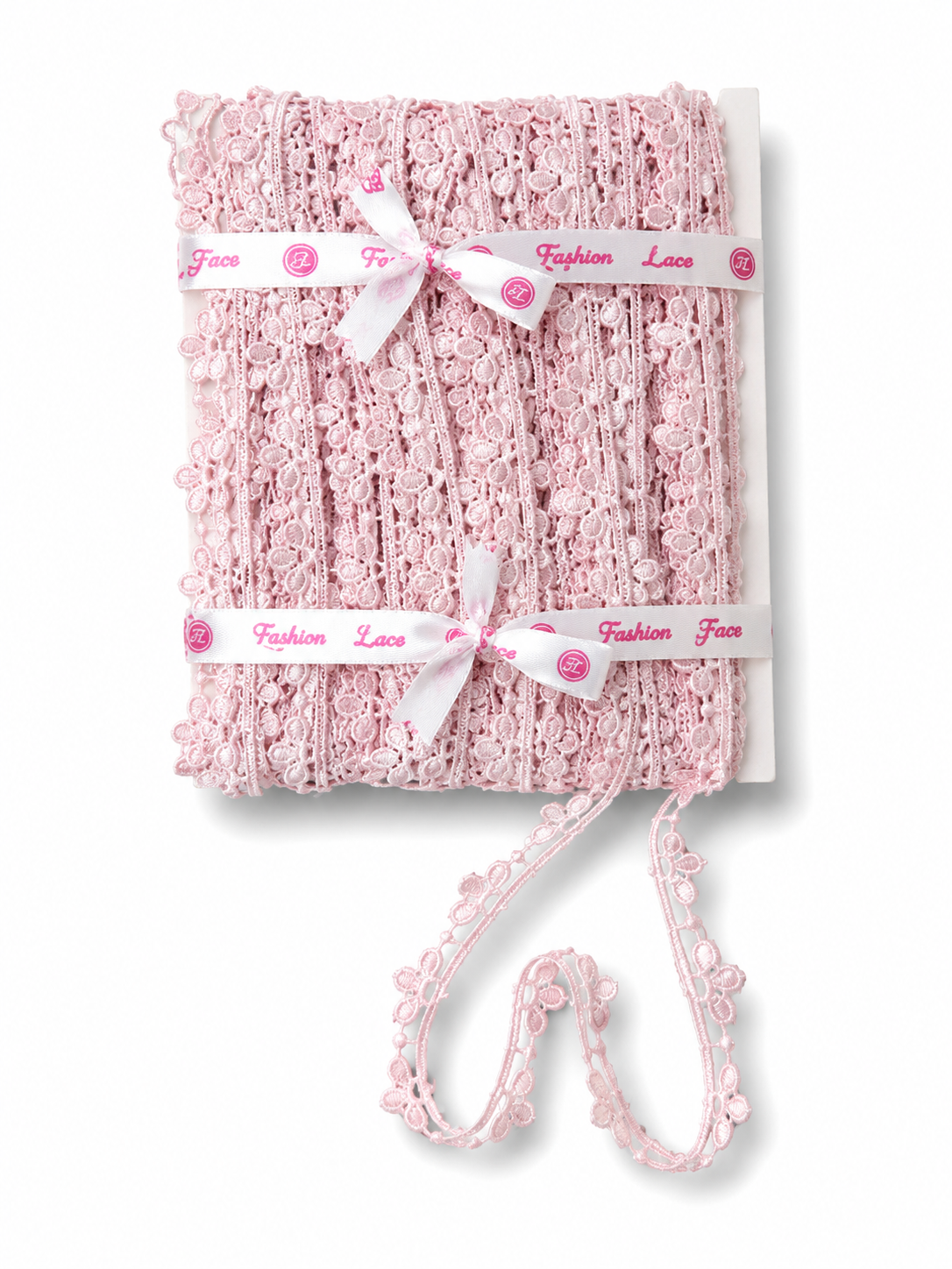 Pink Floral Crochet Lace Trim – Decorative Sewing & Craft Lace Border