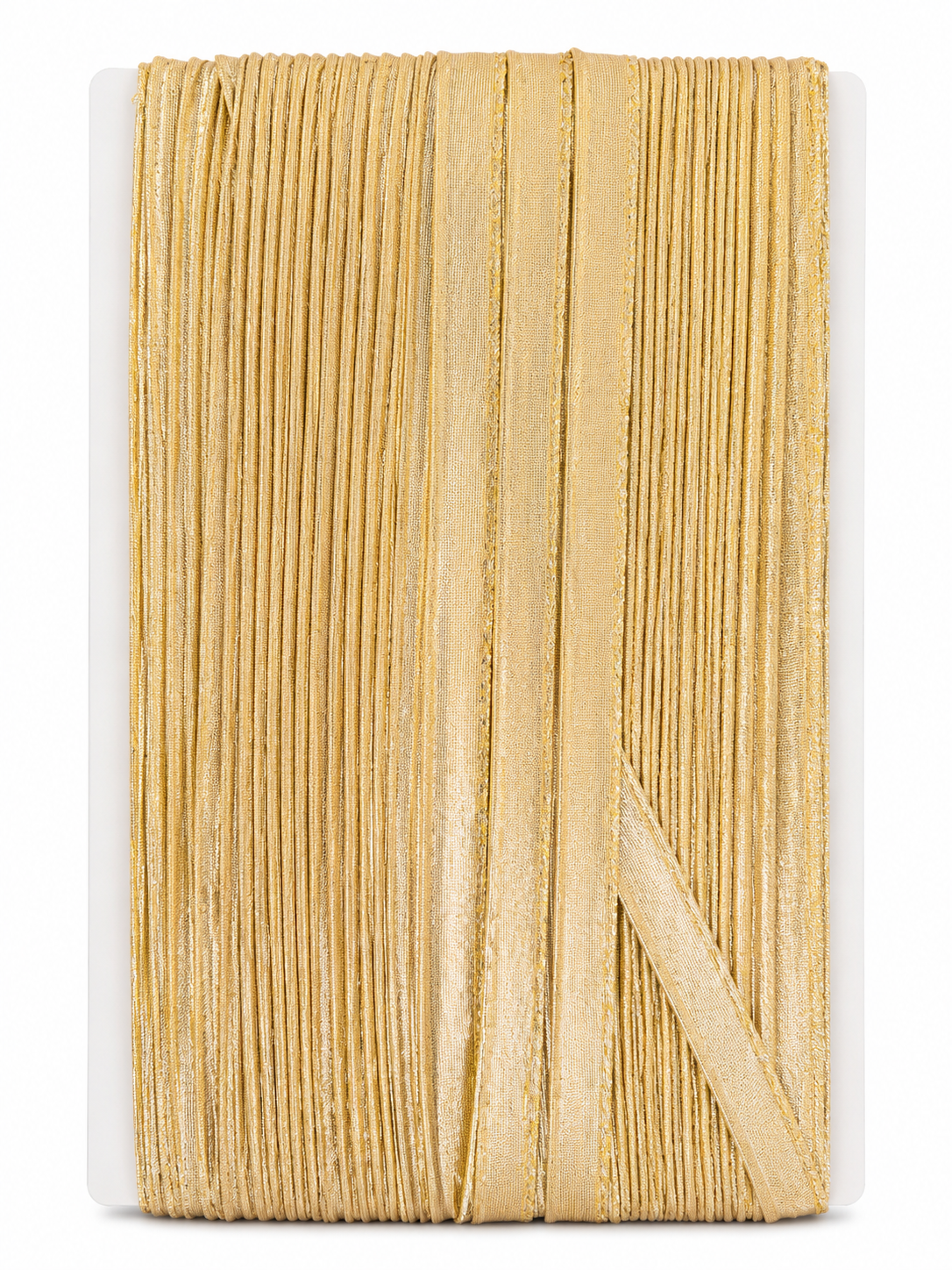 Premium Cream Satin Piping Trim – Fine Decorative Border for Suits, Sarees & Dresses