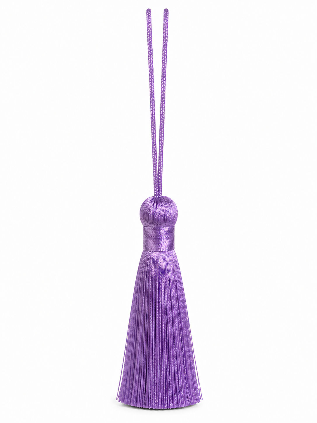 Lavender Decorative Tassel – Premium Silk Thread Hanging Tassel for Curtains, Garments & Home Décor