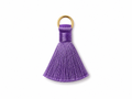 Purple Thread Tassel Latkan with Golden Ring – 1 Piece