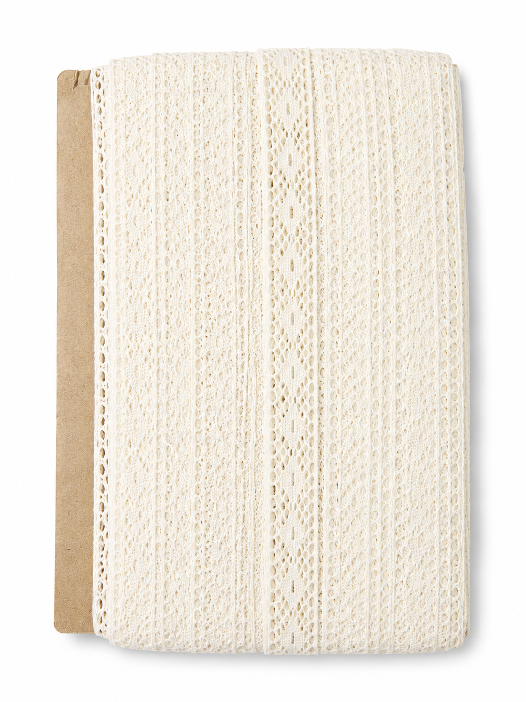 Ivory Cotton Lace Trim – Vintage Crochet Style Decorative Border for Sewing & Craft Projects