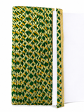 Green & Gold Gota Patti Lace Trim – Diamond Pattern Decorative Border for Sewing & Crafts