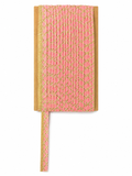 Light Pink & Gold Diamond Pattern Lace Trim – Decorative Border for Saree, Suit & Craft Work