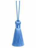 Sky Blue Decorative Tassel – Premium Silk Thread Hanging Tassel for Curtains, Garments & Home Décor