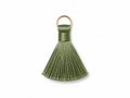 Sage Green Thread Tassel Latkan with Golden Ring – 1 Piece