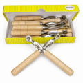 Tracing Wheel with Wooden Handle – Sewing Pattern Marking Tool