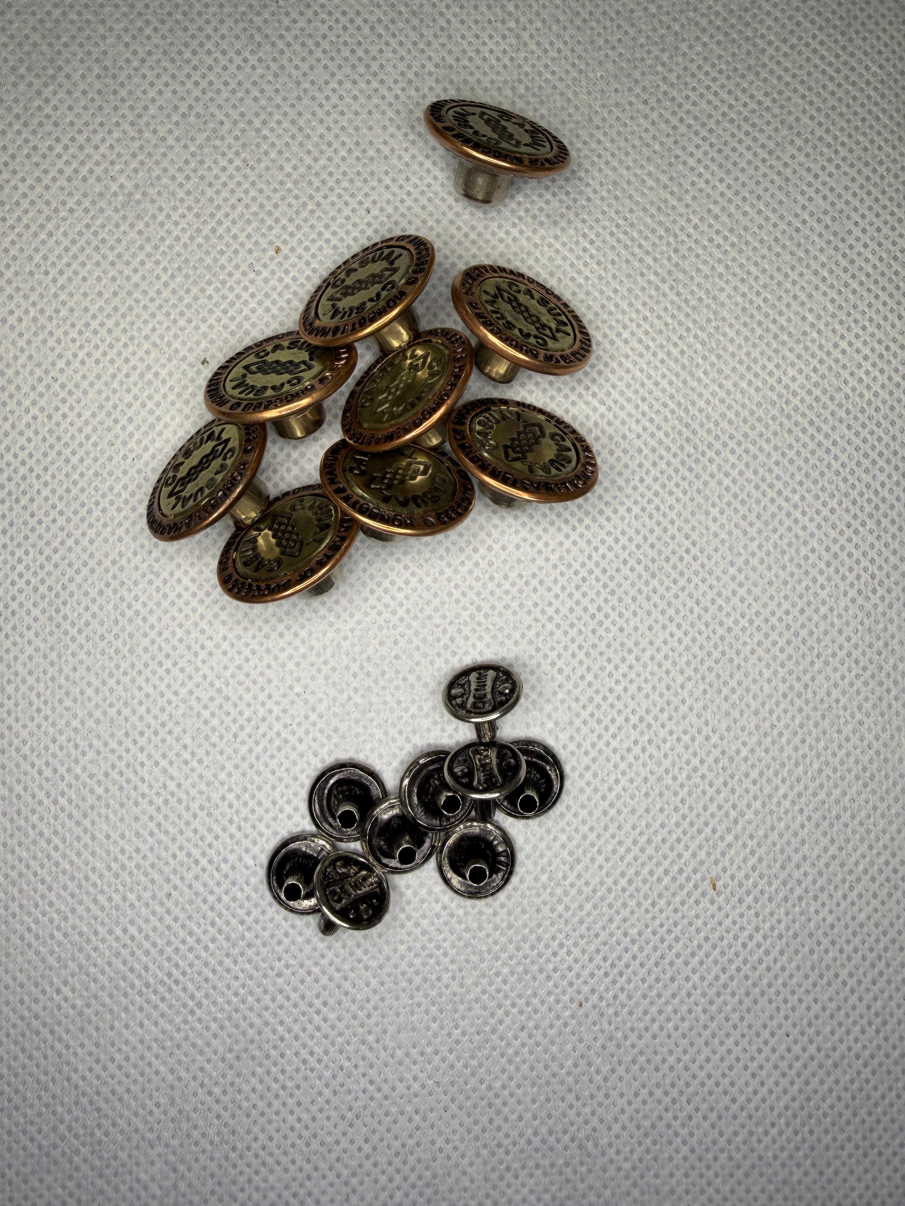 Premium Metal Denim Buttons (Jeans Buttons) – Multiple Designs