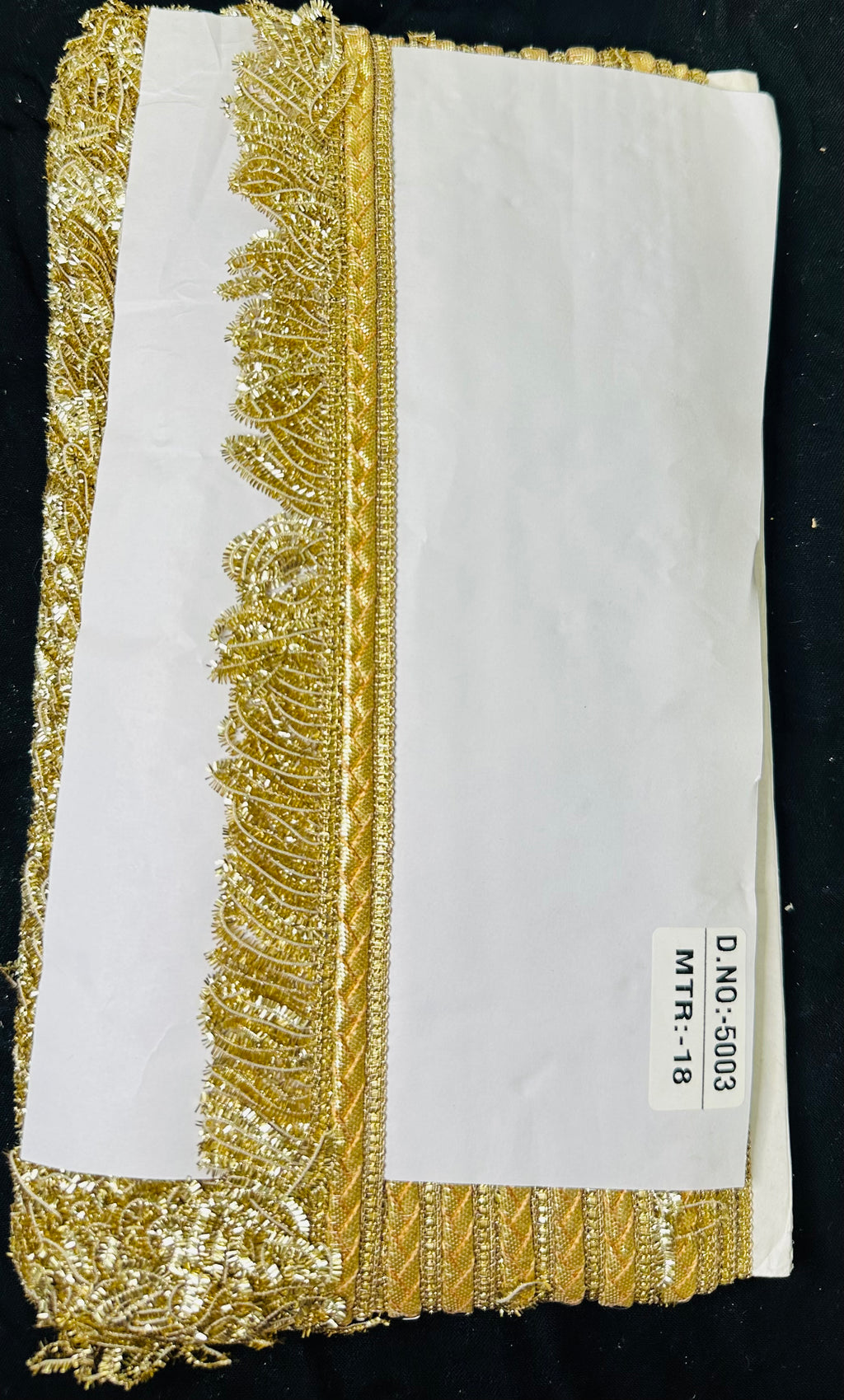 Gold Decorative Border Lace