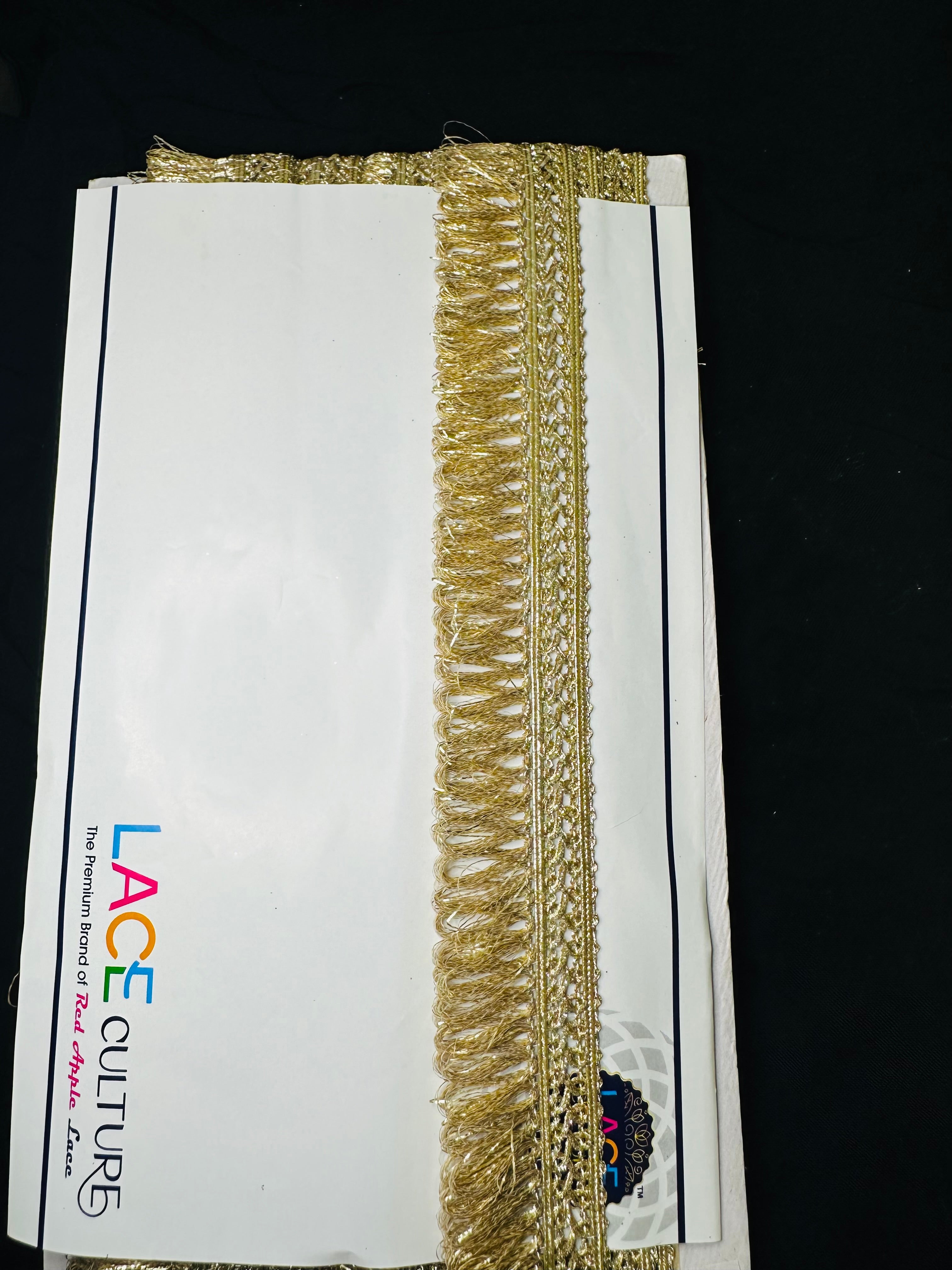 Gold Decorative Border Lace